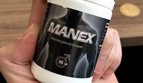 Фото упаковки жвачки Манекс для потенции