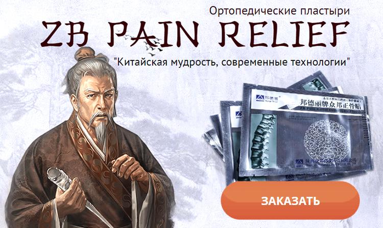 Заказать пластырь Zb Pain Relief на официальном сайте